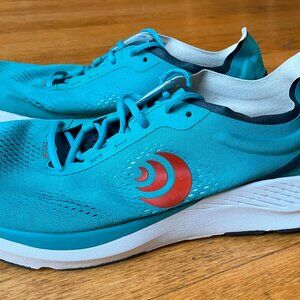 Topo Cyclone Cyan Blue Red White Athletic Running Shoes Sneakers Mens